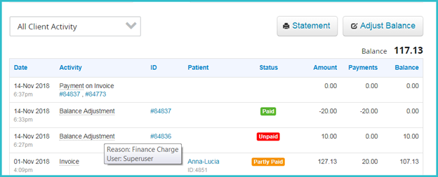 その他 Payment first Adjust a client balance – IDEXX Neo