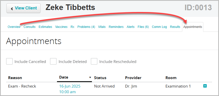 patient appointments tab moved.png